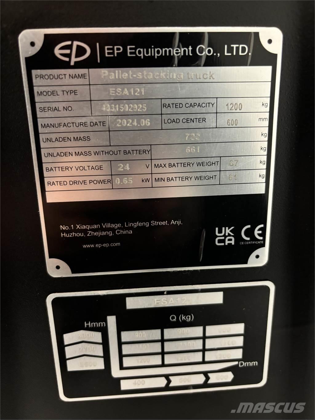 ESA 121 Meeloop stapelaar
