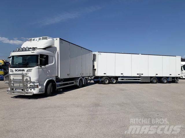 Scania R520 6x2 Bakwagens met gesloten opbouw