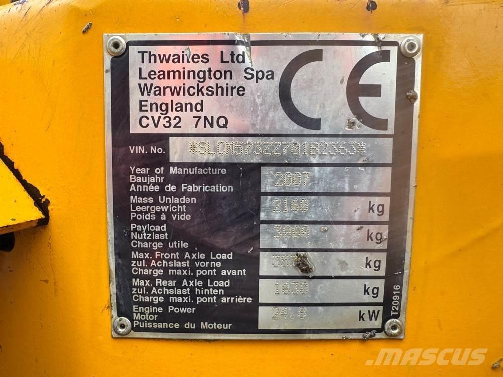 Thwaites 3T ST Mini Dumpers