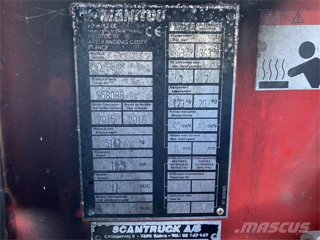 Manitou 140SC Schaarhoogwerkers