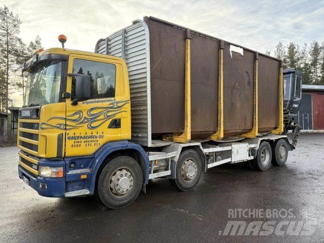 Scania R114 8X2 Hout-Bakwagens