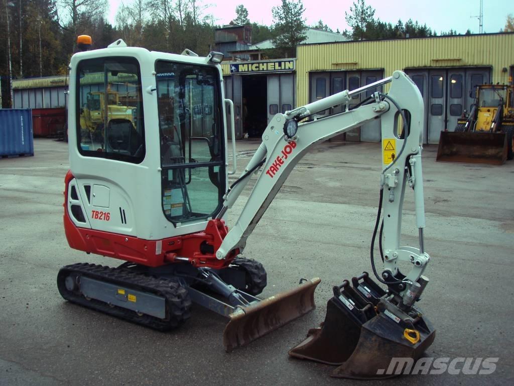 Takeuchi TB 216 Minigraafmachines < 7t