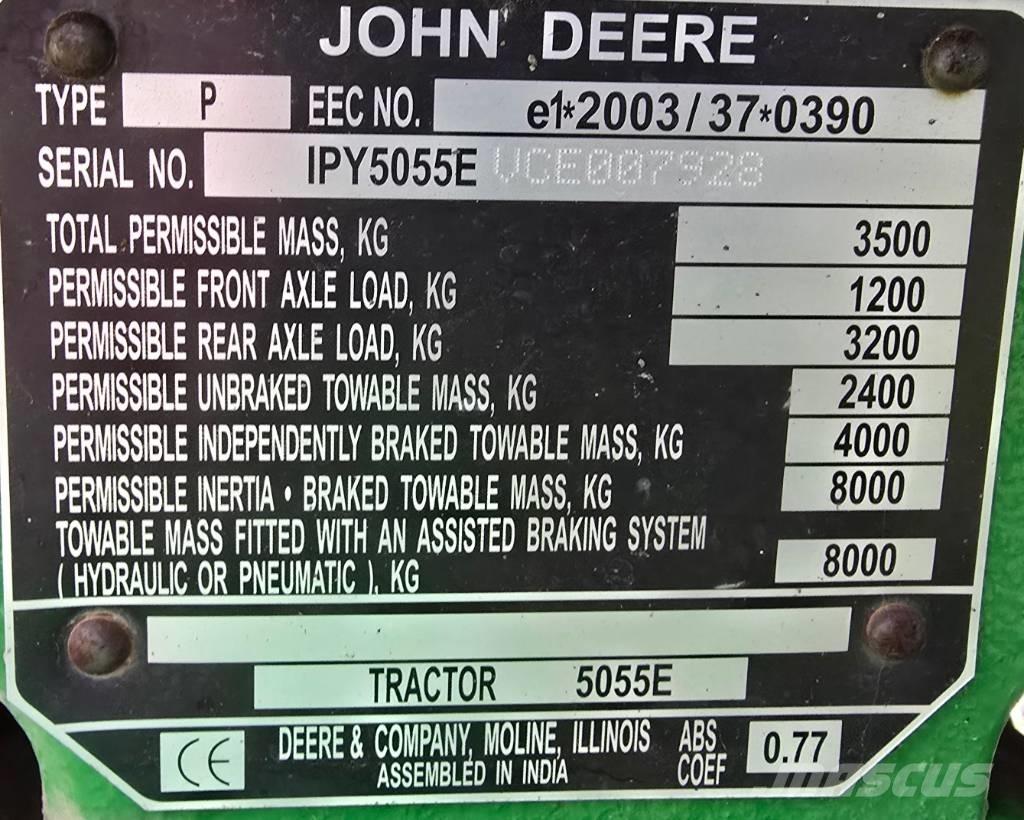 John Deere 5055 E Tractoren