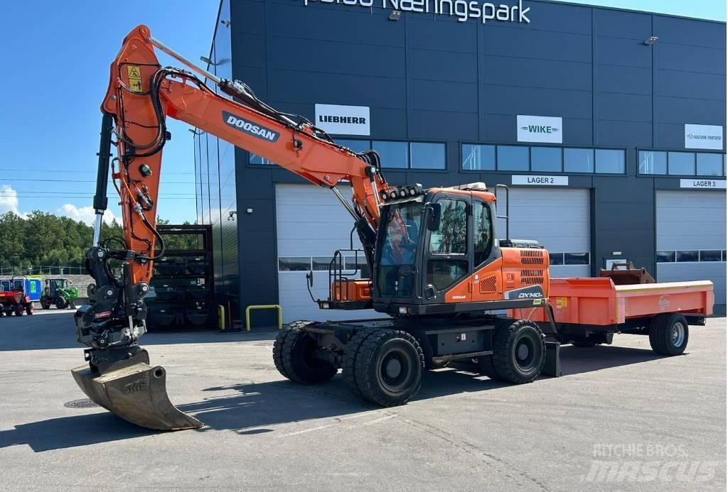 Doosan DX 140 W-5 Wielgraafmachines