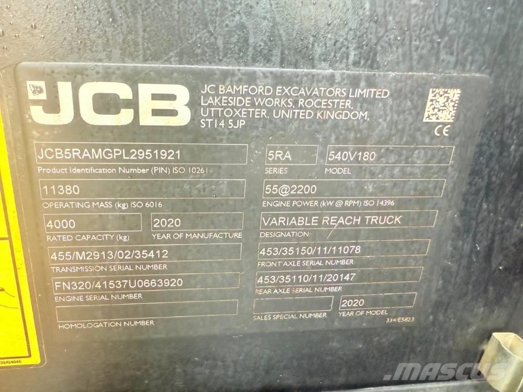 JCB 540-180 Verreikers