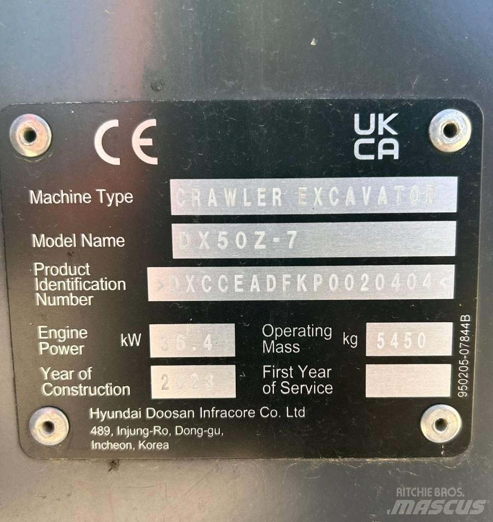Doosan DX 50 Z-7 Laden en Lossen - overige