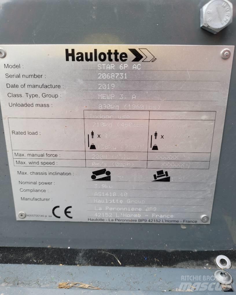 Haulotte Star 6 P Telescoophoogwerkers