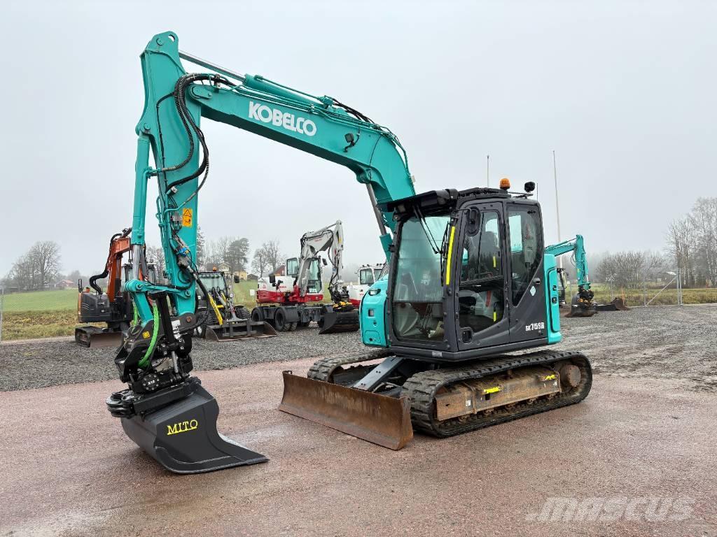 Kobelco SK75SR-7 Midigraafmachines 7t - 12t