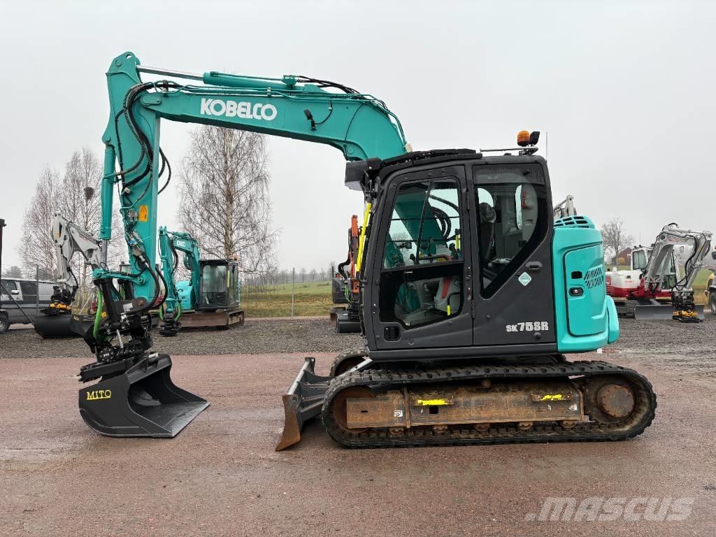 Kobelco SK75SR-7 Midigraafmachines 7t - 12t