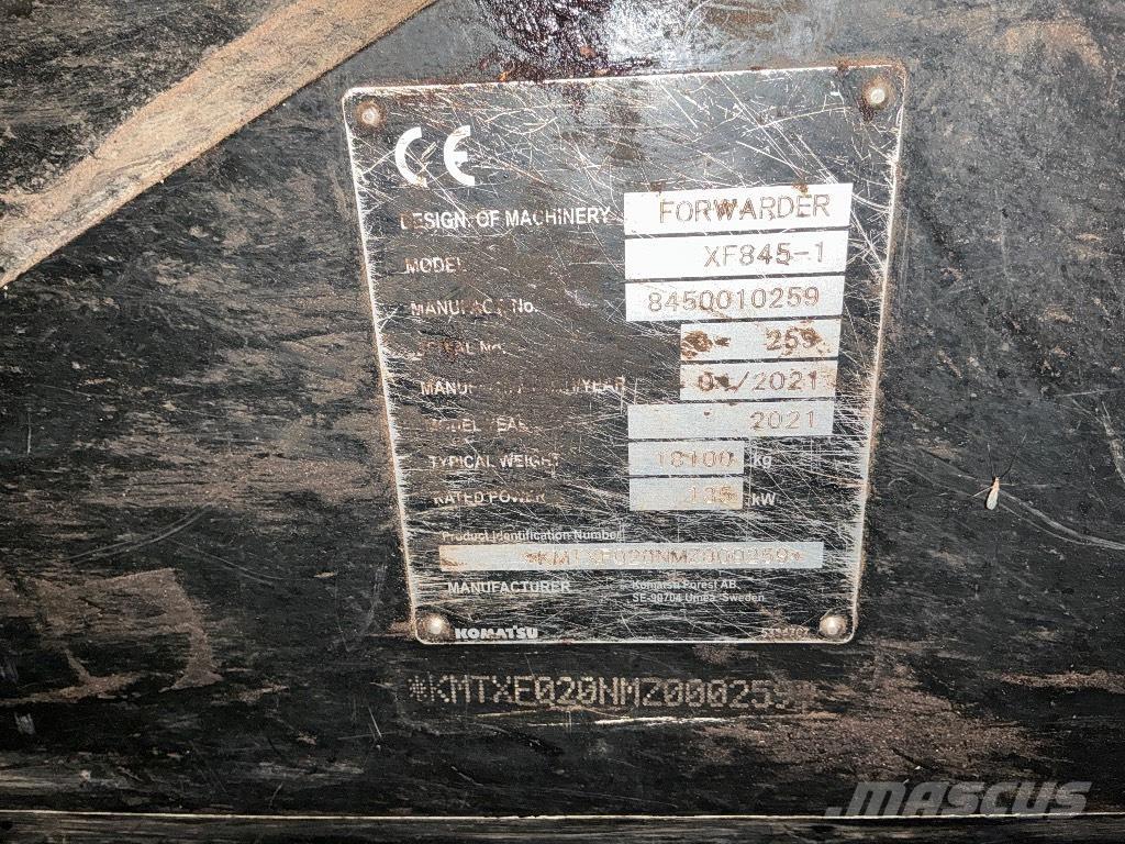 Komatsu 845 Uitrijwagens