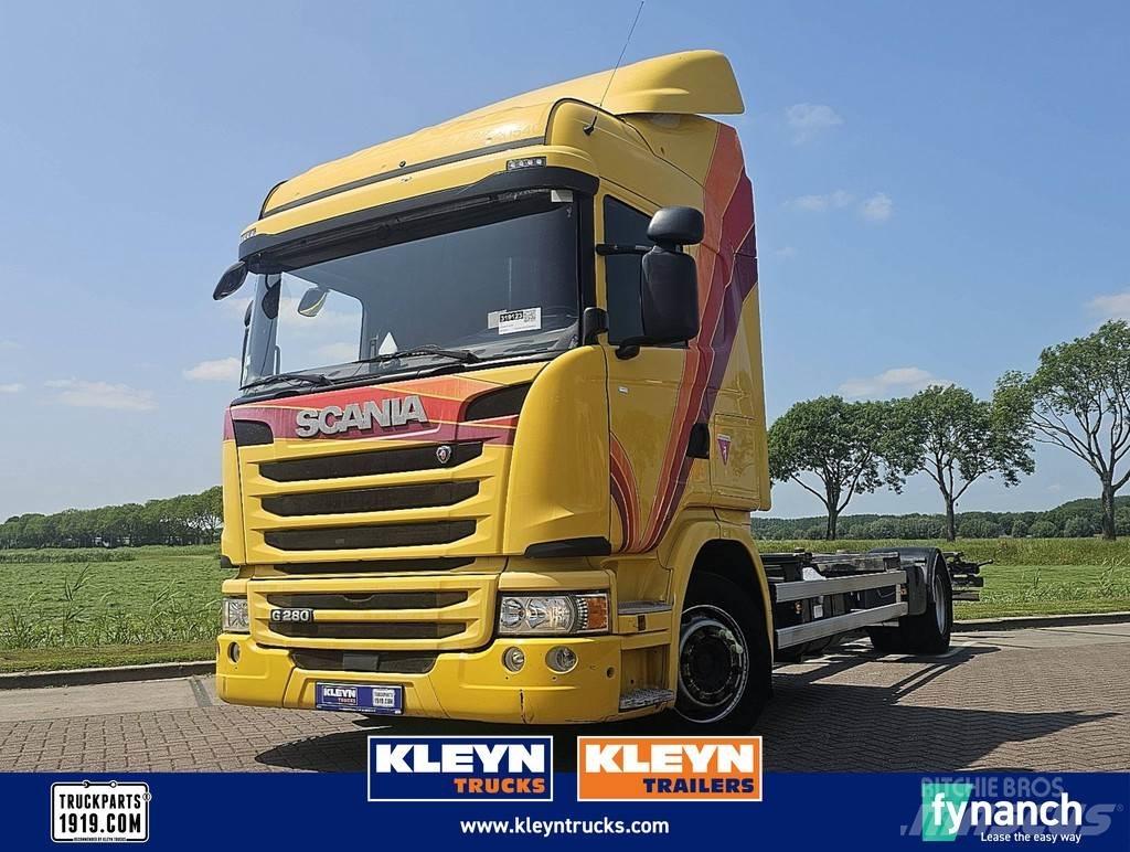Scania G280 BDF Containertrucks met kabelsysteem