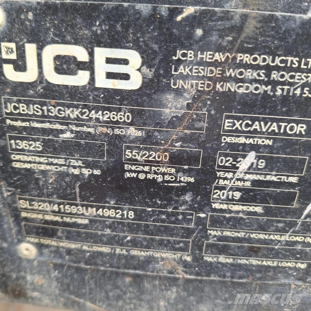 JCB JS 131 LC Rupsgraafmachines