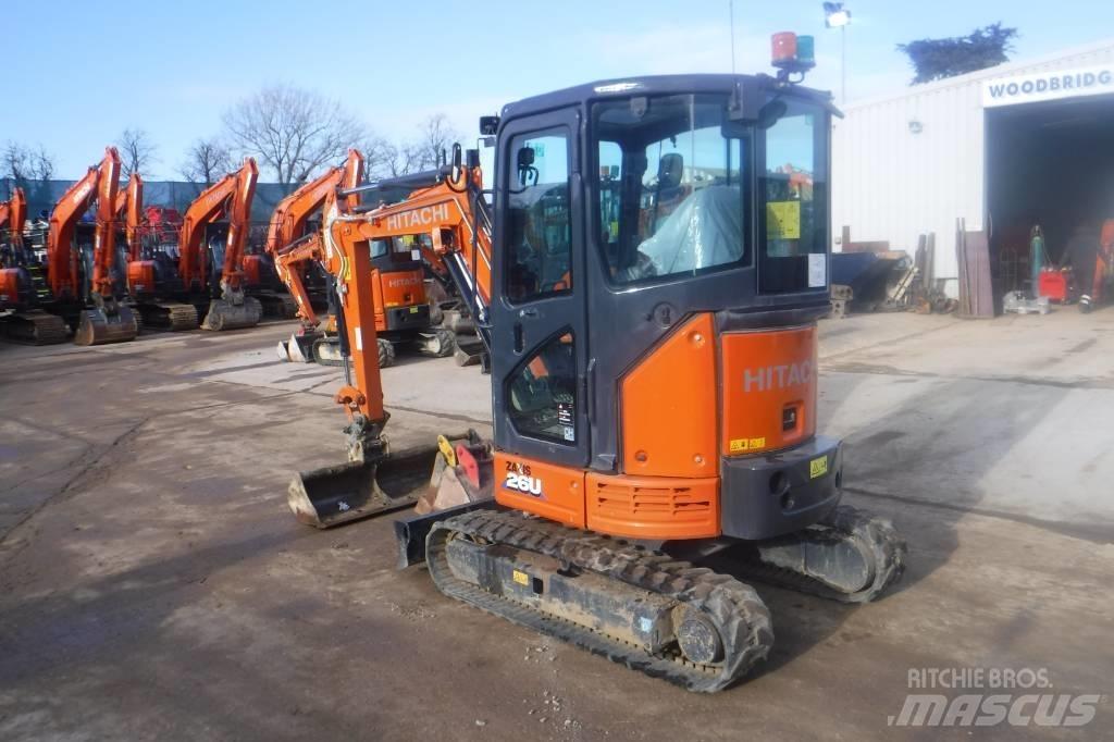 Hitachi ZX 26 U-6 Minigraafmachines < 7t