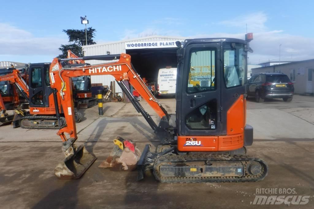 Hitachi ZX 26 U-6 Minigraafmachines < 7t