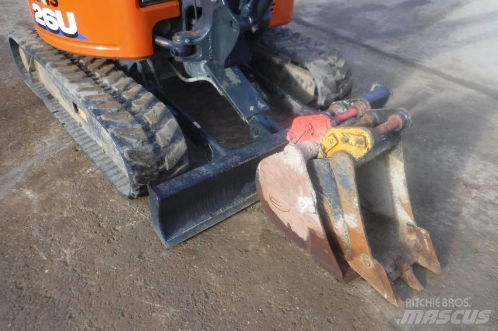 Hitachi ZX 26 U-6 Minigraafmachines < 7t