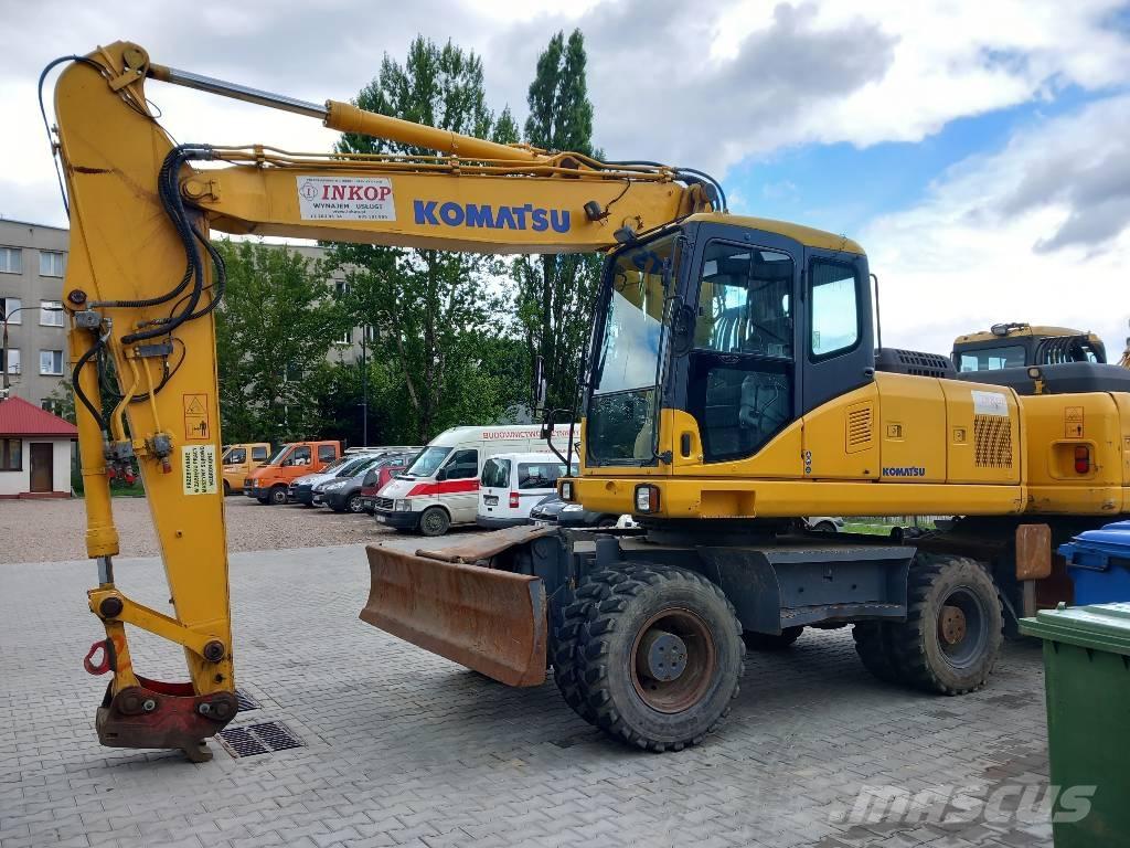 Komatsu PW 180-7EO Wielgraafmachines
