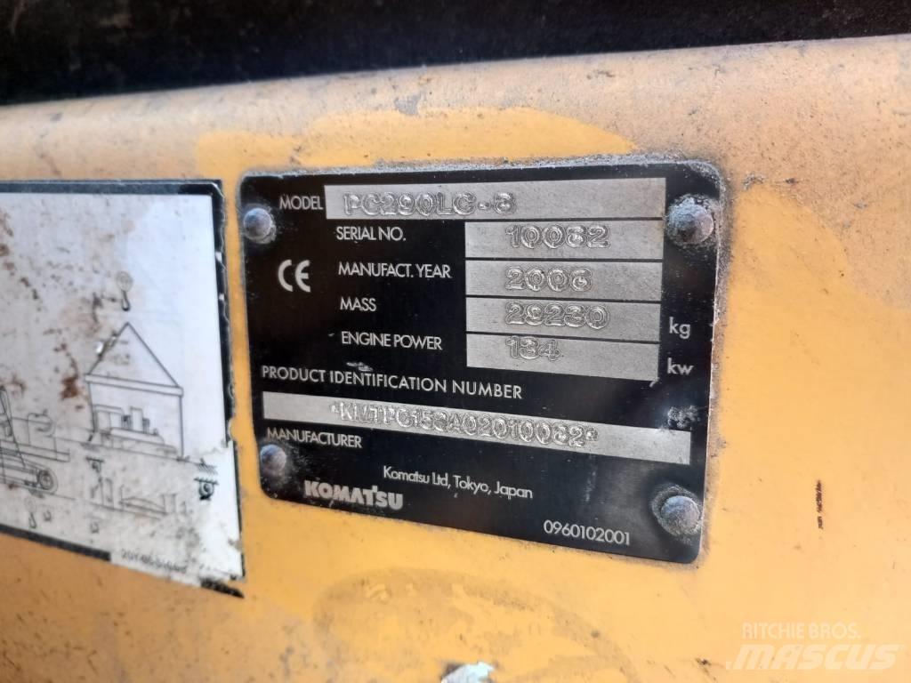 Komatsu PC 290 LC-3 Rupsgraafmachines