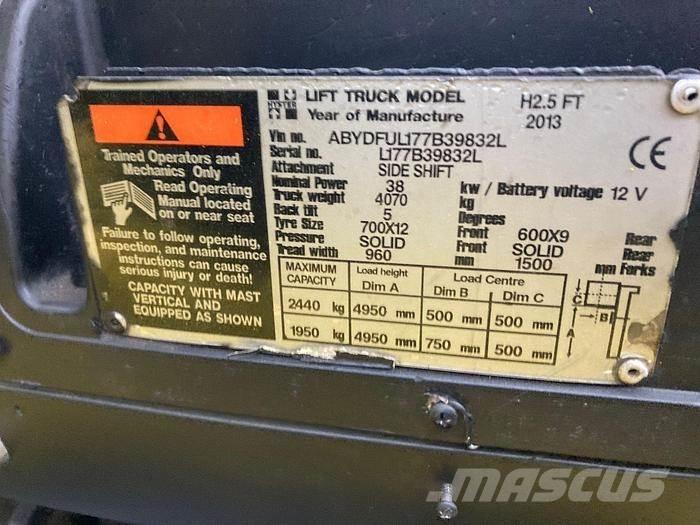 Hyster H2.5Ft Meeloop stapelaar