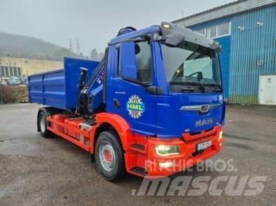 MAN TGM 18.290 Vlakke laadvloer met kraan