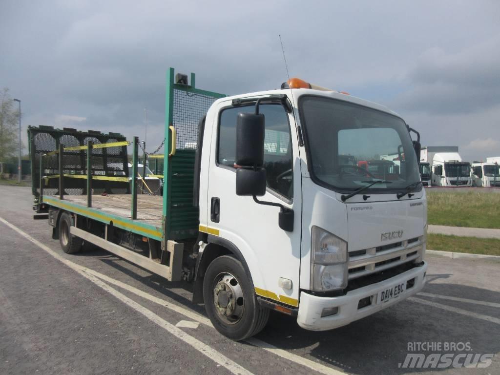 Isuzu N 75.190 Vlakke laadvloer met kraan
