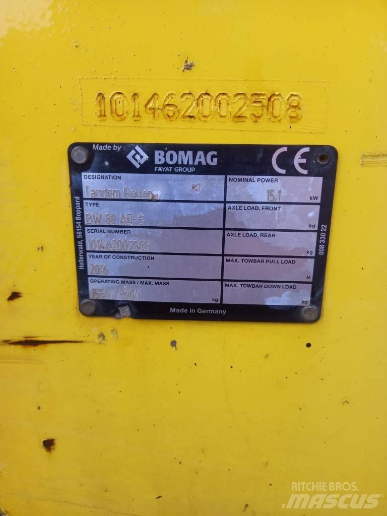 Bomag BW 80 AD-5 Duowalsen