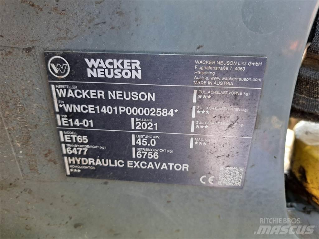 Wacker Neuson ET65 Rupsgraafmachines