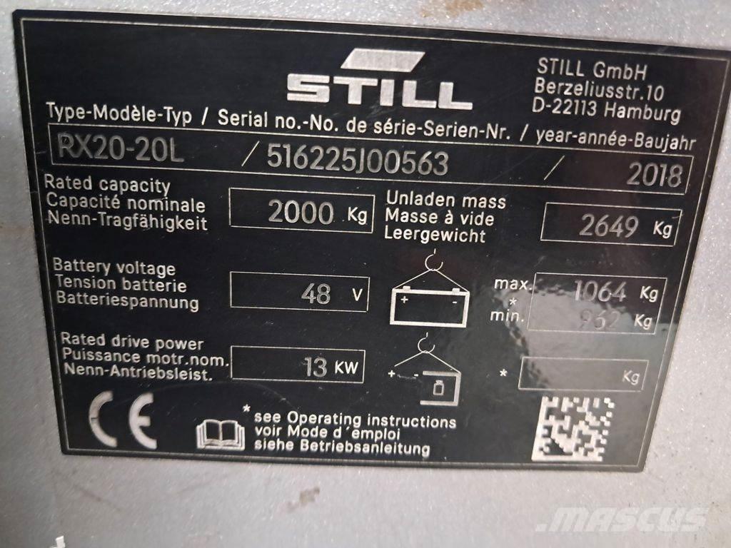 Still RX20-20L Elektrische heftrucks