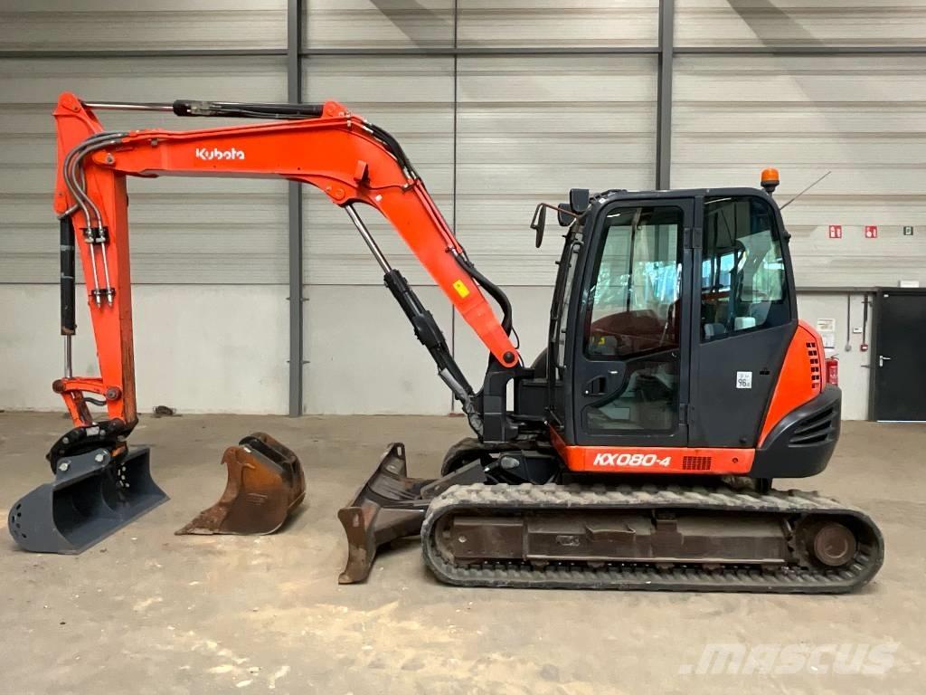 Kubota KX 080-4 Midigraafmachines 7t - 12t