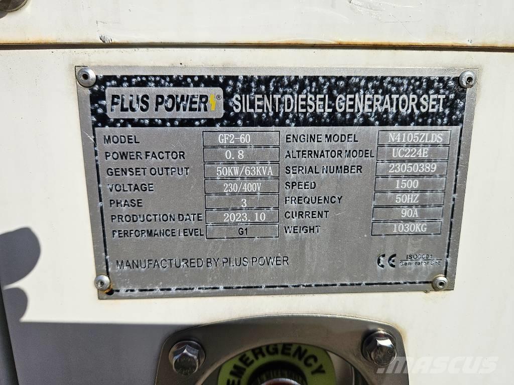  Plus Power GF2-60 Diesel generatoren
