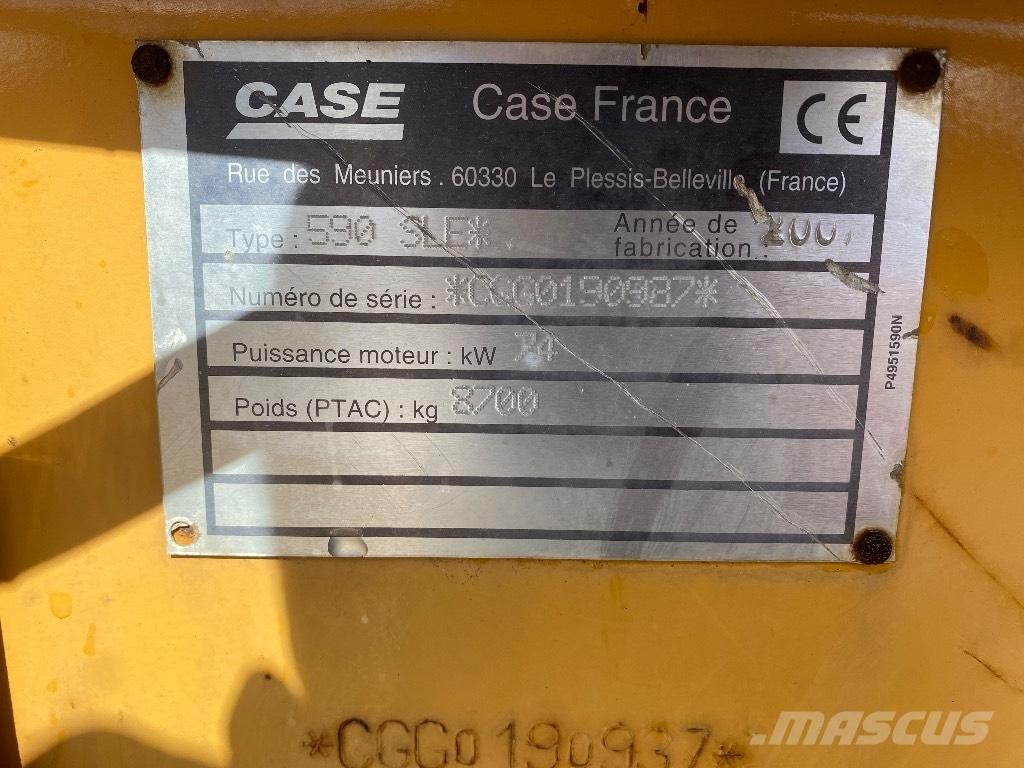 CASE 590 SLE Graaf-laadcombinaties