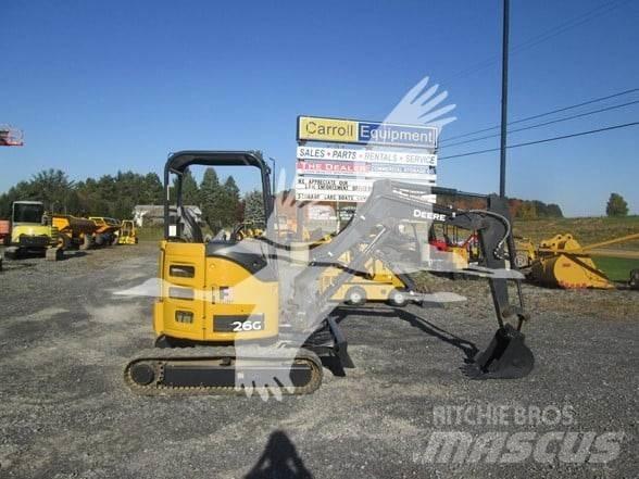 John Deere 26G Minigraafmachines < 7t