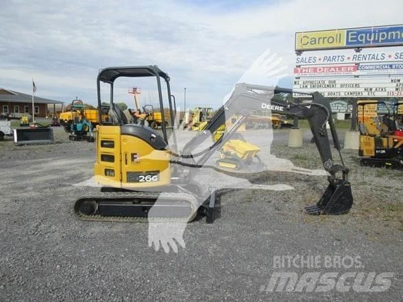 John Deere 26G Minigraafmachines < 7t