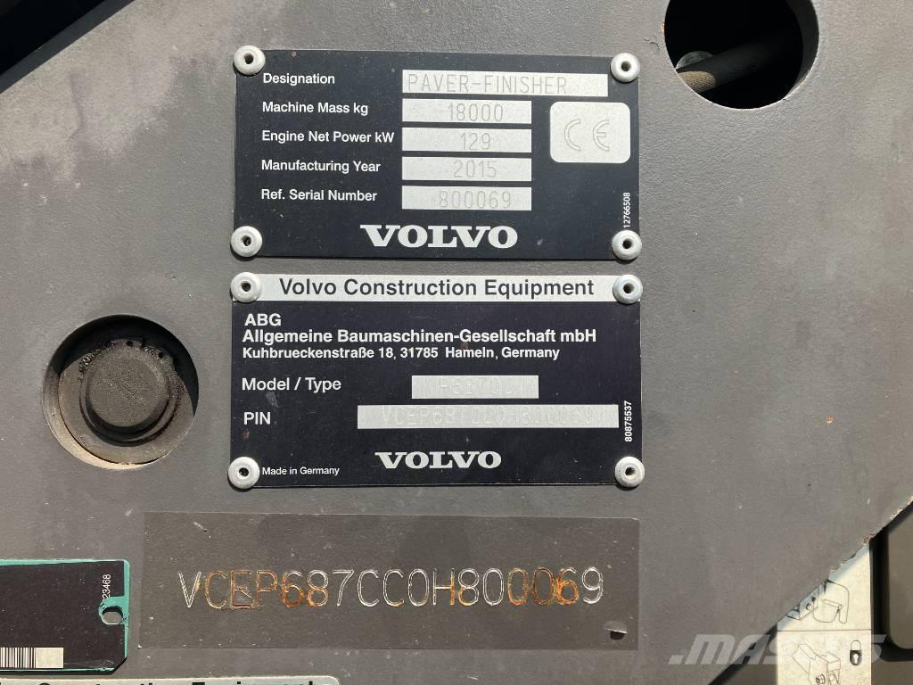 Volvo P 6870 C Asfaltafwerkmachines