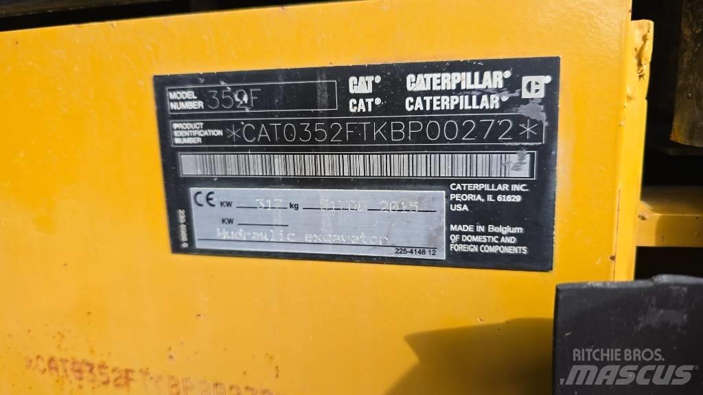 CAT 352 F Rupsgraafmachines