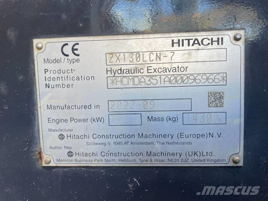 Hitachi ZX 130 LCN-7 Rupsgraafmachines