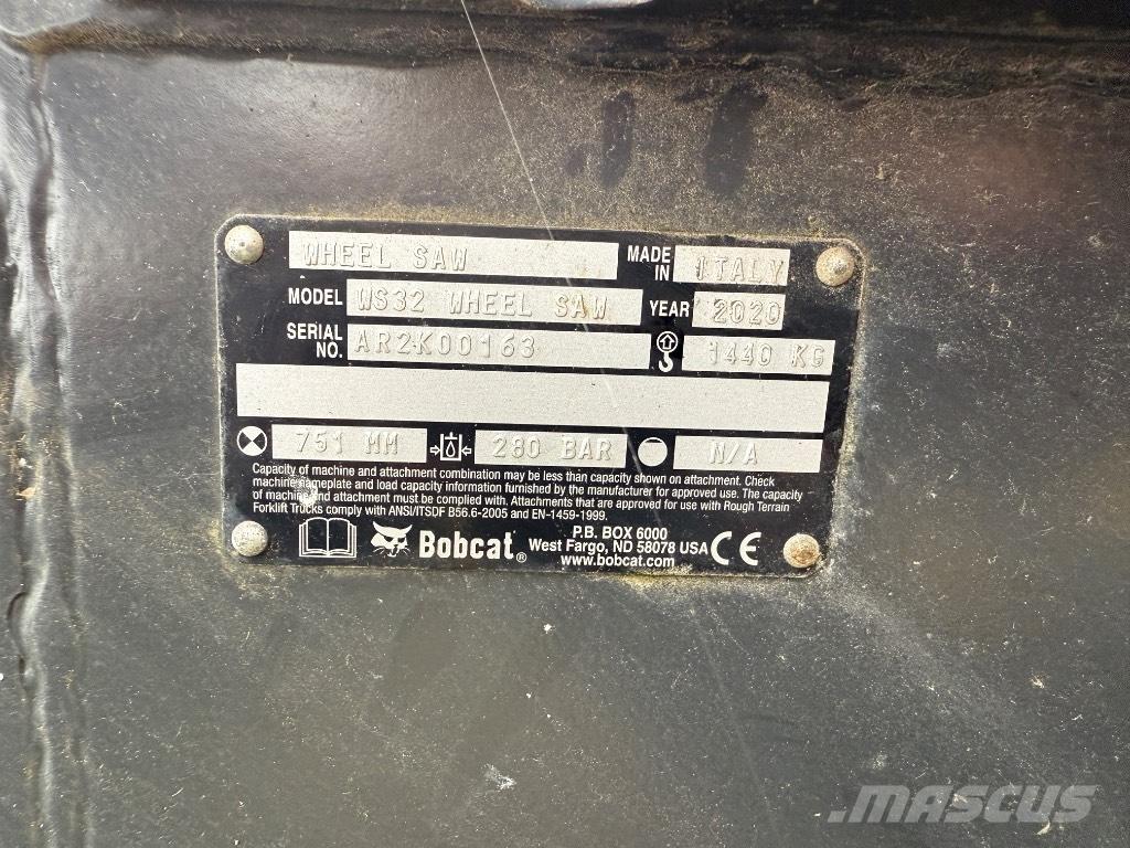 Bobcat WS 32 Overige componenten