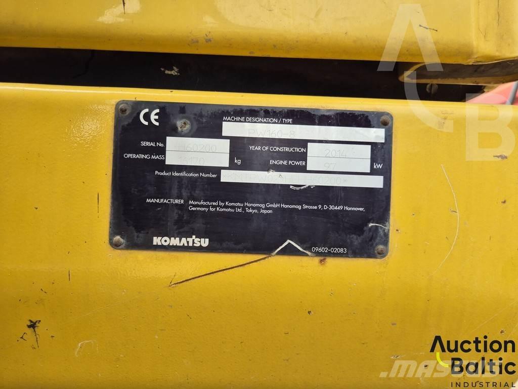 Komatsu PW160 Wielgraafmachines