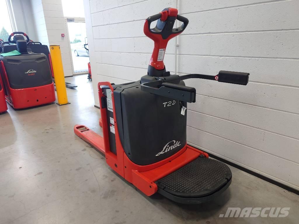 Linde T20P/1151 Pallettruck met meerij platform