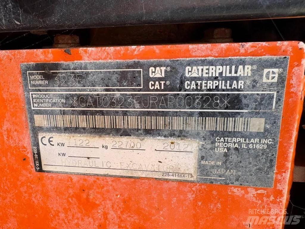 CAT 323E Rupsgraafmachines