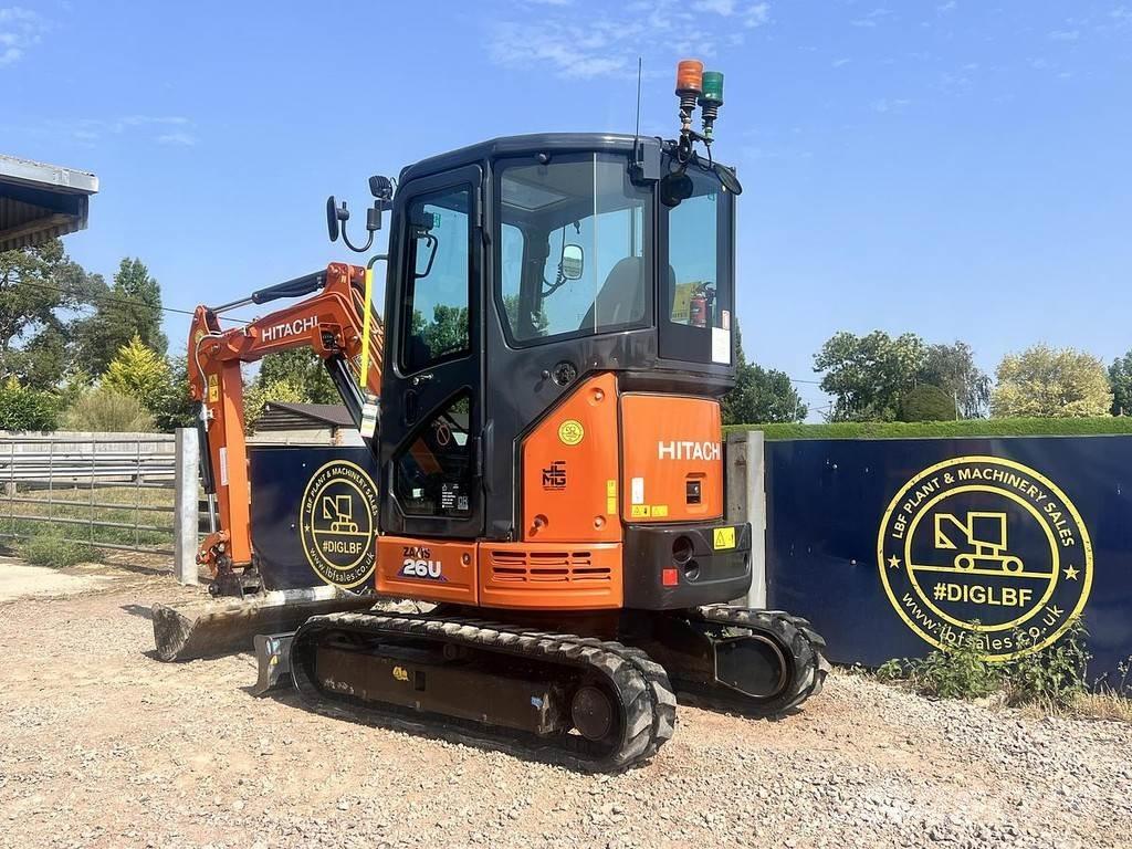 Hitachi ZX26U Speciale Graafmachines