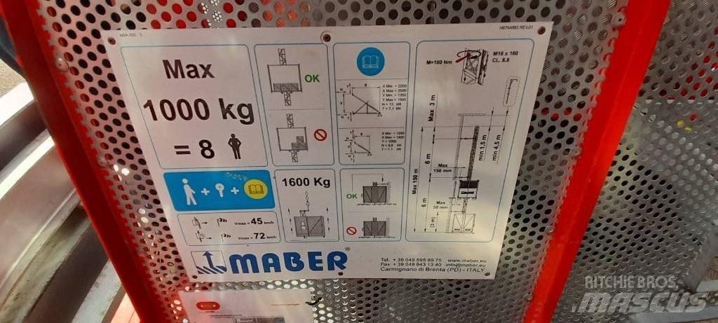  MABER MB A 800 Takels, lieren en materiaalliften