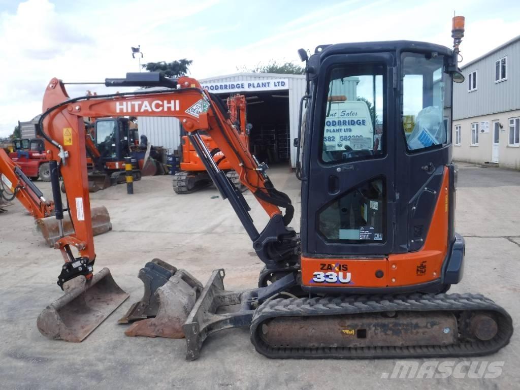 Hitachi ZX 33 U-6 Minigraafmachines < 7t