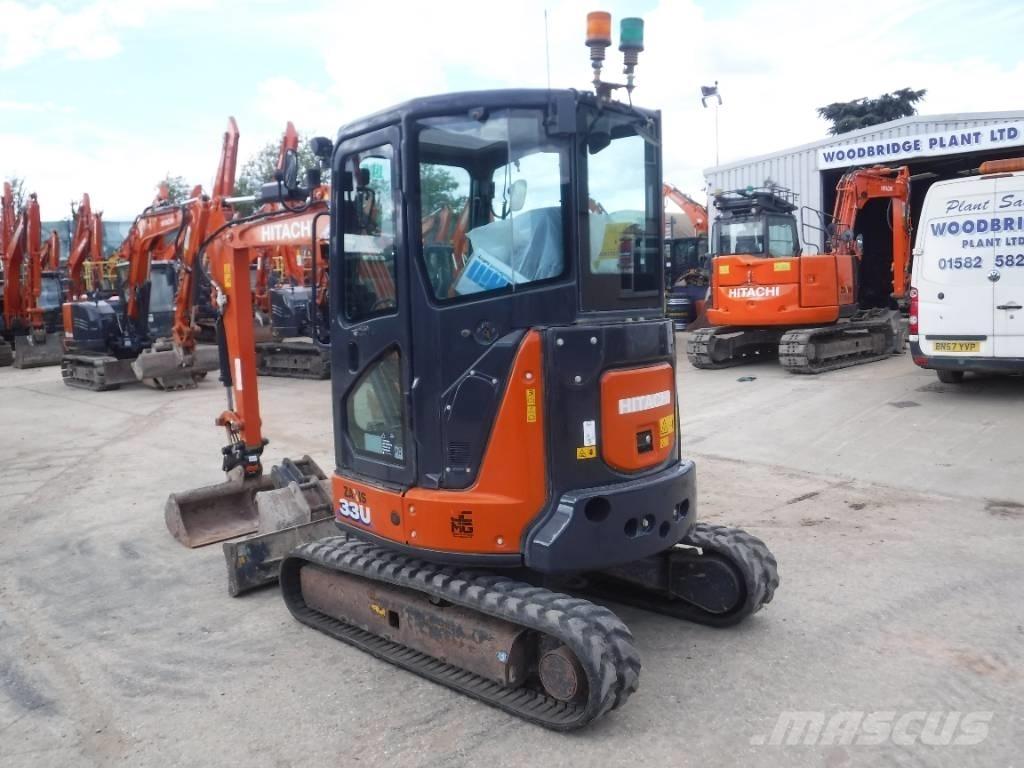 Hitachi ZX 33 U-6 Minigraafmachines < 7t