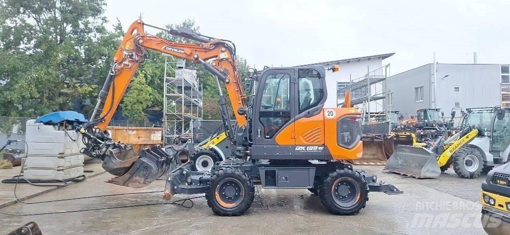 Doosan DX 100 W-7 Wielgraafmachines