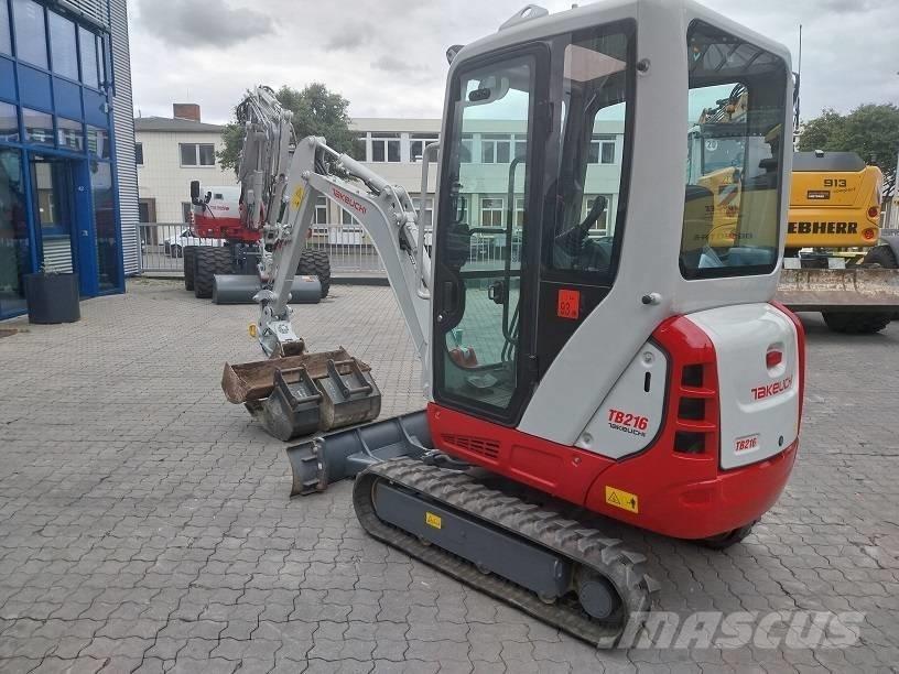 Takeuchi TB 216 A Minigraafmachines < 7t