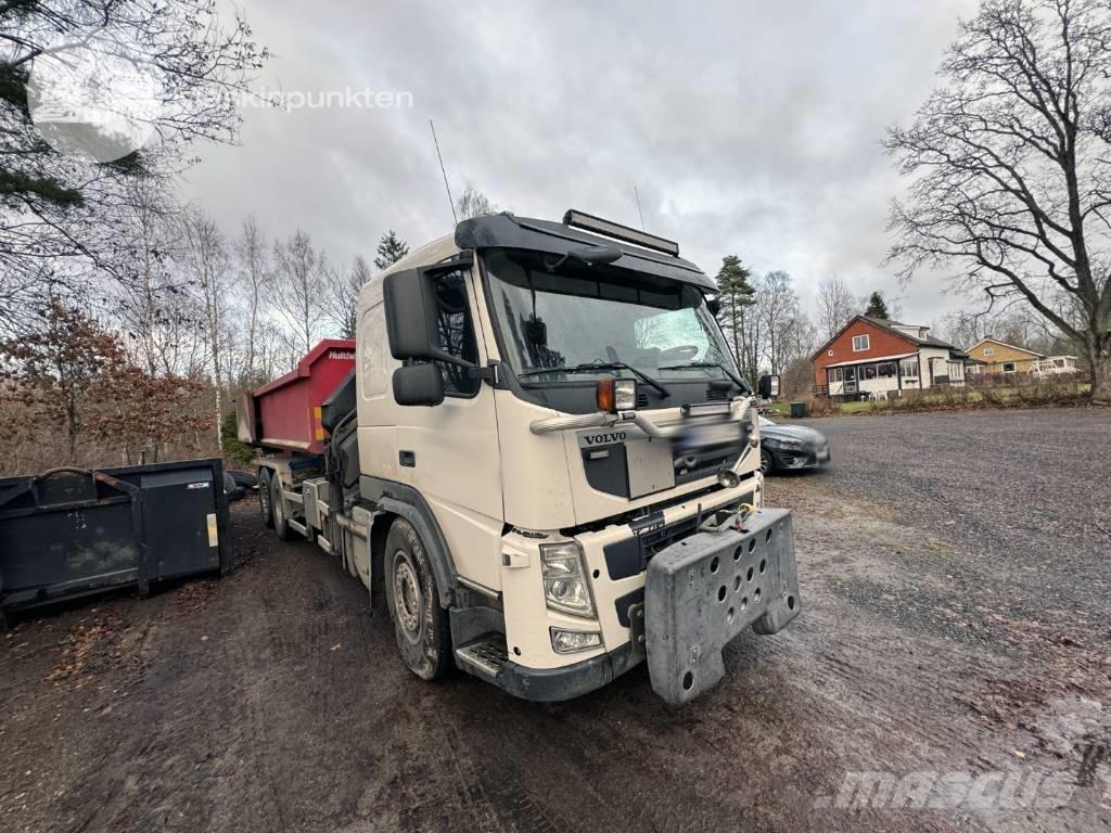 Volvo FM 460 Vlakke laadvloer met kraan
