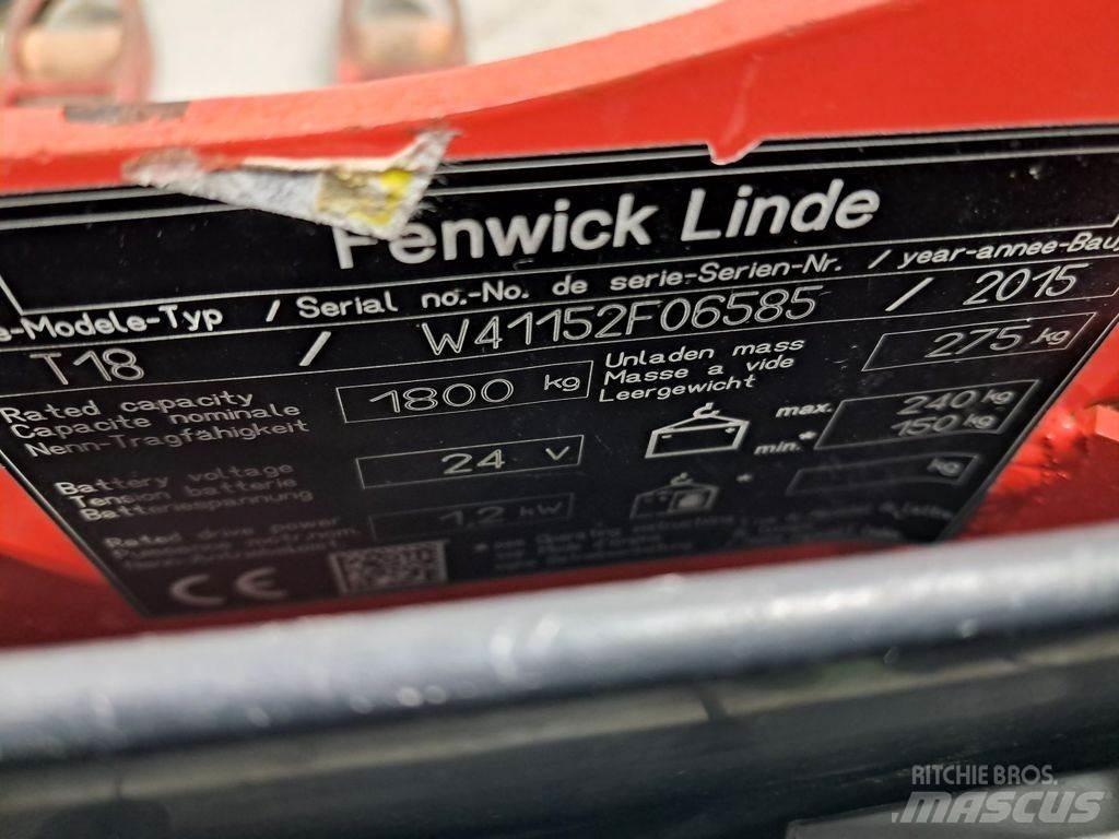 Linde T18 Electro-pallettrucks