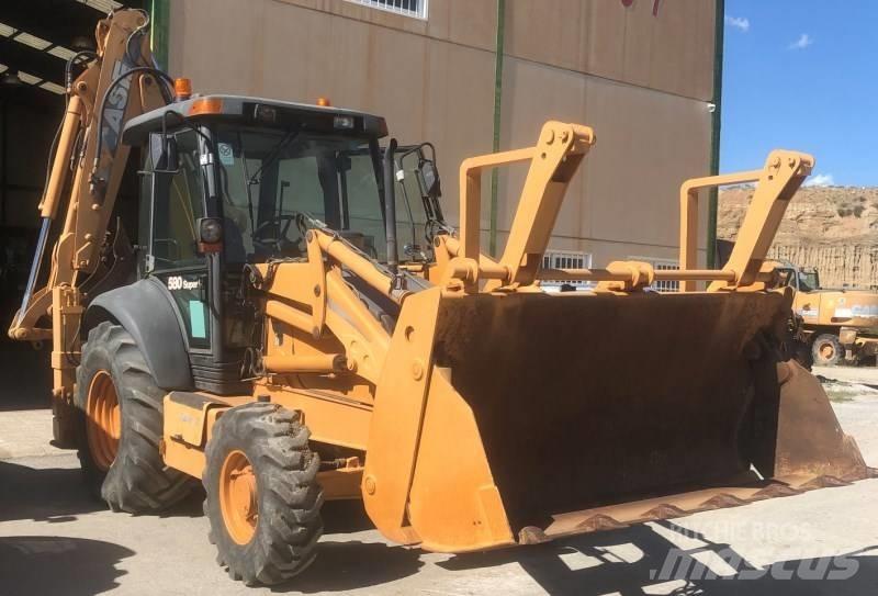 CASE 580 SUPER R Graaf-laadcombinaties