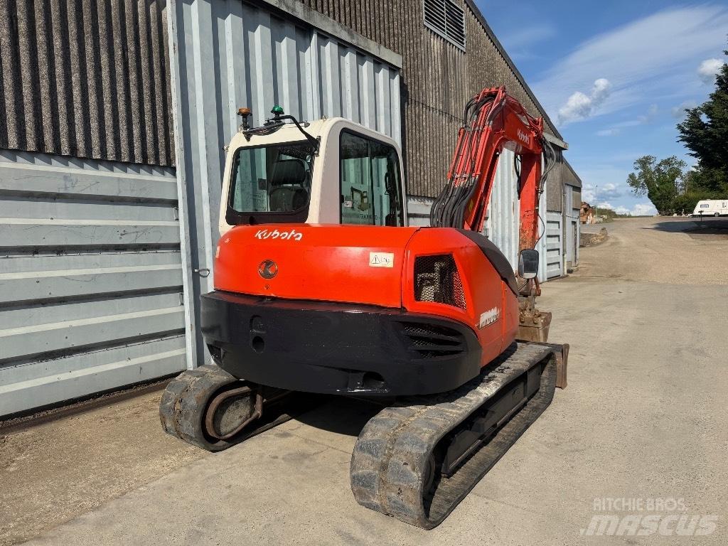 Kubota KX 080 Midigraafmachines 7t - 12t