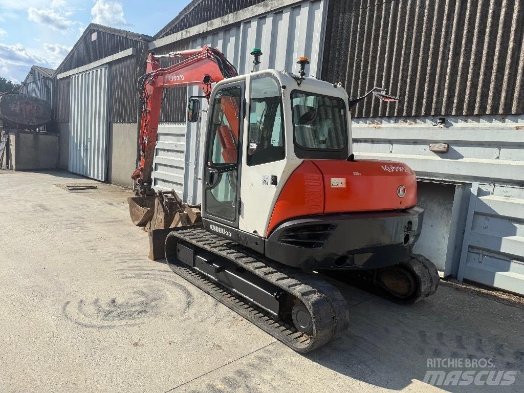 Kubota KX 080 Midigraafmachines 7t - 12t